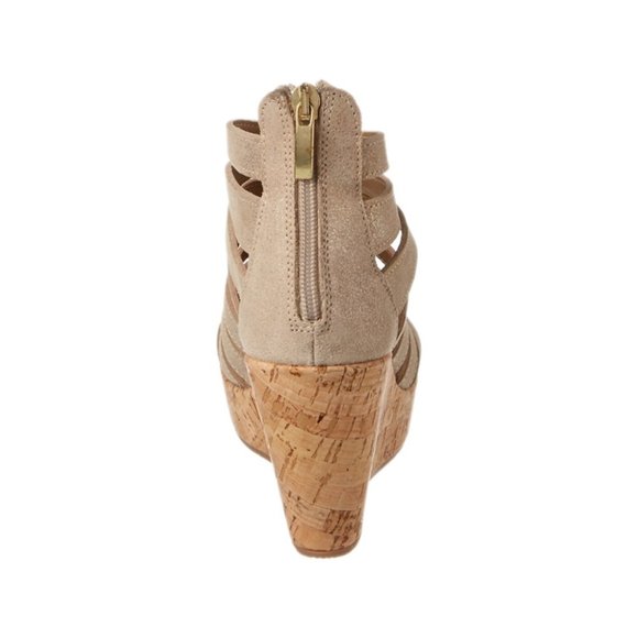 CORDANI Italy New Caged Wedge Sandal Strappy Gladiator Cork Platform Leather 40 - Picture 4 of 15